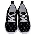 Grey And Black Alien Dancing Girls Drawing Pattern Running Shoes View1