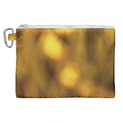 Orange Vibrant Abstract Canvas Cosmetic Bag (xl) by DimitriosArt