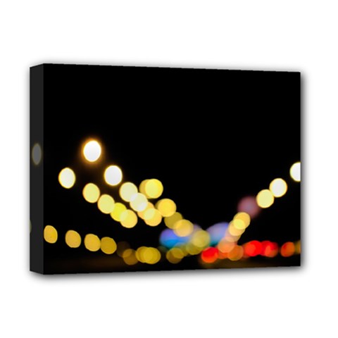 City Lights Series No3 Deluxe Canvas 16  X 12  (stretched)  by DimitriosArt