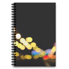 City Lights Series No3 5 5  X 8 5  Notebook by DimitriosArt