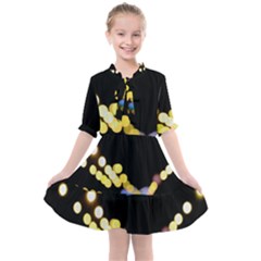 City Lights Series No3 Kids  All Frills Chiffon Dress by DimitriosArt