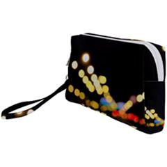 City Lights Series No3 Wristlet Pouch Bag (small) by DimitriosArt