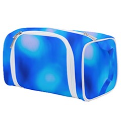 Blue Vibrant Abstract Toiletries Pouch by DimitriosArt