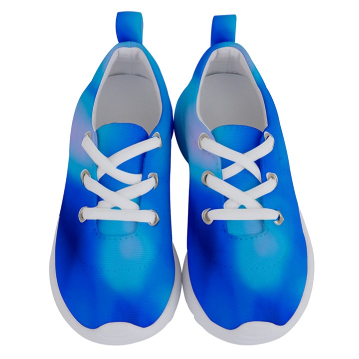 Blue Vibrant Abstract Running Shoes