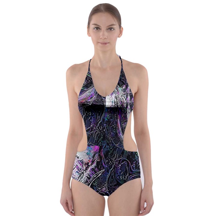 Rager Cut-Out One Piece Swimsuit