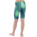 Green Vibrant Abstract Kids  Mid Length Swim Shorts View2