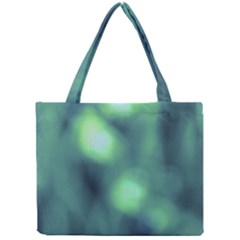 Green Vibrant Abstract Mini Tote Bag by DimitriosArt