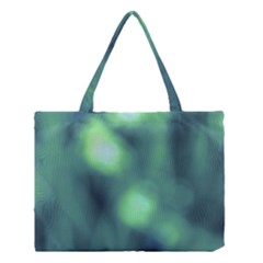 Green Vibrant Abstract Medium Tote Bag by DimitriosArt