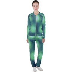 Green Vibrant Abstract Casual Jacket And Pants Set by DimitriosArt