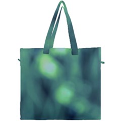 Green Vibrant Abstract Canvas Travel Bag by DimitriosArt