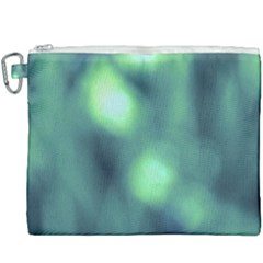 Green Vibrant Abstract Canvas Cosmetic Bag (xxxl) by DimitriosArt