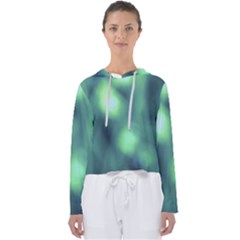 Green Vibrant Abstract Women s Slouchy Sweat by DimitriosArt