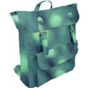 Green Vibrant Abstract Buckle Up Backpack View2