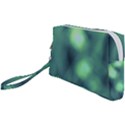 Green Vibrant Abstract Wristlet Pouch Bag (Small) View1