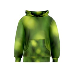 Green Vibrant Abstract No3 Kids  Pullover Hoodie by DimitriosArt