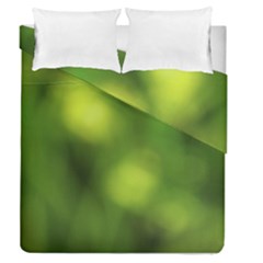 Green Vibrant Abstract No3 Duvet Cover Double Side (queen Size) by DimitriosArt