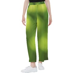 Green Vibrant Abstract No3 Women s Pants  by DimitriosArt