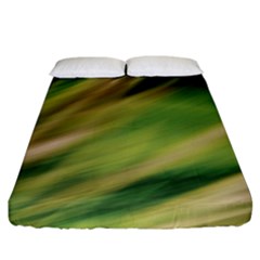 Color Motion Under The Light Fitted Sheet (california King Size) by DimitriosArt