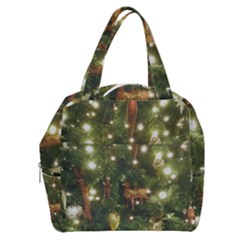 Christmas Tree Decoration Photo Boxy Hand Bag by dflcprintsclothing