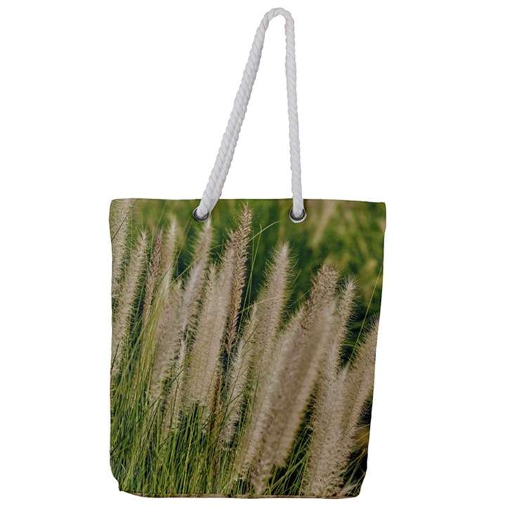 Under The Warm Sun No2 Full Print Rope Handle Tote (Large)