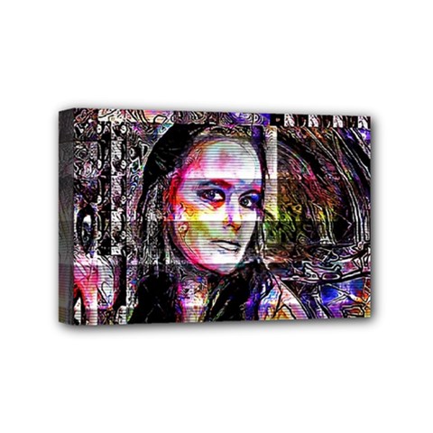 Hungry Eyes Ii Mini Canvas 6  X 4  (stretched) by MRNStudios