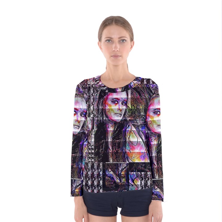 Hungry Eyes Ii Women s Long Sleeve Tee