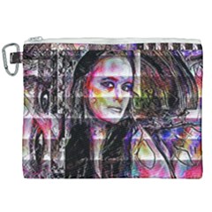 Hungry Eyes Ii Canvas Cosmetic Bag (xxl) by MRNStudios