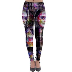 Hungry Eyes Ii Lightweight Velour Leggings by MRNStudios