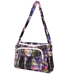 Hungry Eyes Ii Front Pocket Crossbody Bag by MRNStudios