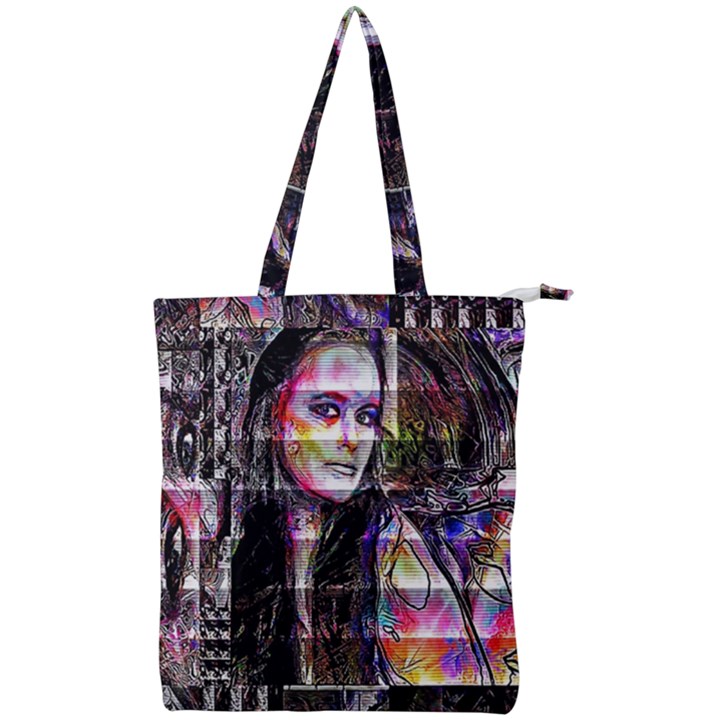 Hungry Eyes Ii Double Zip Up Tote Bag