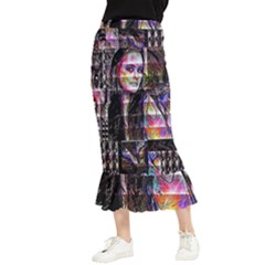 Hungry Eyes Ii Maxi Fishtail Chiffon Skirt by MRNStudios