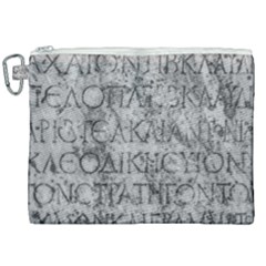 Ancient Greek Typography Photo Canvas Cosmetic Bag (xxl)