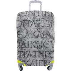 Ancient Greek Typography Photo Luggage Cover (large) by dflcprintsclothing