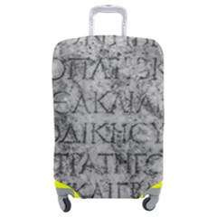 Ancient Greek Typography Photo Luggage Cover (medium) by dflcprintsclothing