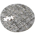 Ancient Greek Typography Photo Wooden Puzzle Round View3