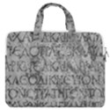 Ancient Greek Typography Photo MacBook Pro Double Pocket Laptop Bag (Large) View1