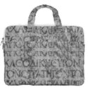 Ancient Greek Typography Photo MacBook Pro Double Pocket Laptop Bag (Large) View2