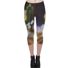 City Lights Series No4 Capri Leggings  by DimitriosArt