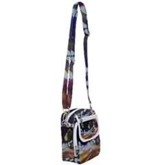 City Lights Series No4 Shoulder Strap Belt Bag by DimitriosArt