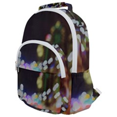 City Lights Series No4 Rounded Multi Pocket Backpack by DimitriosArt