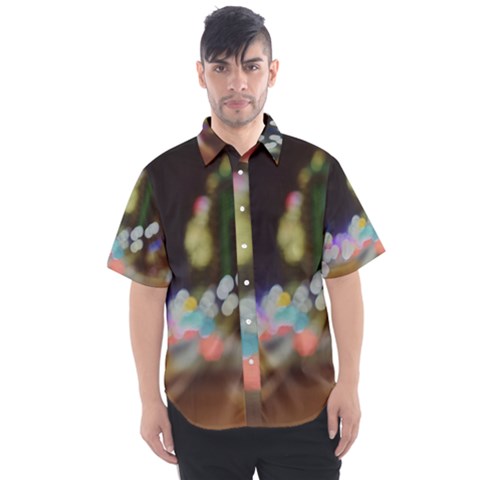 City Lights Series No4 Men s Short Sleeve Shirt by DimitriosArt