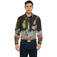 City Lights Series No4 Men s Long Sleeve Pocket Shirt  by DimitriosArt