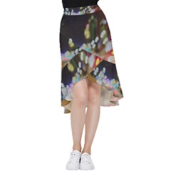 City Lights Series No4 Frill Hi Low Chiffon Skirt by DimitriosArt