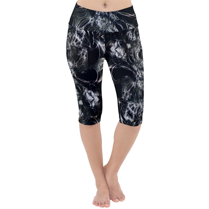 Celestial Diamonds Lightweight Velour Cropped Yoga Leggings