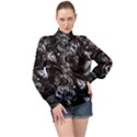 Celestial Diamonds High Neck Long Sleeve Chiffon Top View1