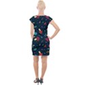 Bright Mushrooms Cap Sleeve Bodycon Dress View2