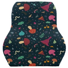 Bright Mushrooms Car Seat Back Cushion  by SychEva