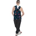 Bright Mushrooms Men s Sleeveless Hoodie View2