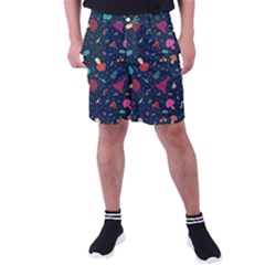 Bright Mushrooms Men s Pocket Shorts by SychEva