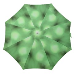 Green Vibrant Abstract No4 Straight Umbrellas